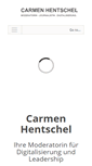 Mobile Screenshot of carmen-hentschel.de